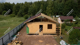Дом в деревне Панино одноэтажный 81 м² из СИП панелей | фото, отзывы, цена