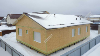 Дом в городе Павловский Посад одноэтажный 150 м² из СИП панелей | фото, отзывы, цена