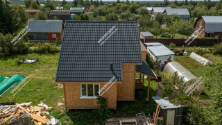 Дом в СНТ №53 Русское поле двухэтажный 116 м² из СИП панелей | фото, отзывы, цена