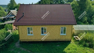 Дом в деревне Лукино, одноэтажный 80 м² из СИП панелей | фото, отзывы, цена
