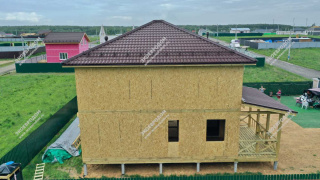 Дом в деревне Минаево двухэтажный 183,4 м² из СИП панелей | фото, отзывы, цена