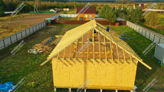 Дом в деревне Соболево одноэтажный 112,2 м² из СИП панелей | фото, отзывы, цена