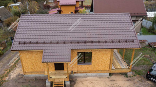 Дом в СНТ Скала Протвино одноэтажный 91,8 м² из СИП панелей | фото, отзывы, цена