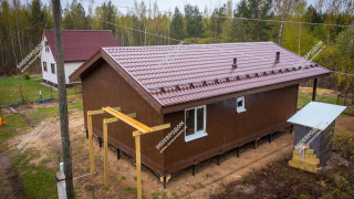 Дом в СНТ Покровчанин одноэтажный 94 м² из СИП панелей | фото, отзывы, цена