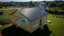 Дом в деревне Шепилово одноэтажный 81 м² из СИП панелей | фото, отзывы, цена