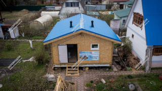 Дом в садовом товариществе Березняк одноэтажный 44,5 м² из СИП панелей | фото, отзывы, цена