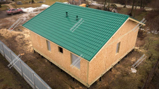 Дом в КП Колонтаево Клаб одноэтажный 100 м² из СИП панелей | фото, отзывы, цена