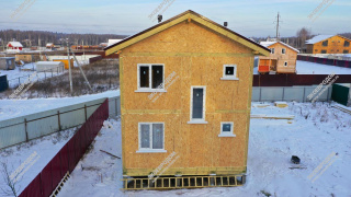 Дом в СНТ Зорька двухэтажный 144 м² из СИП панелей | фото, отзывы, цена