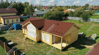 Дом в поселке Шатск одноэтажный 148,9 м² из СИП панелей | фото, отзывы, цена