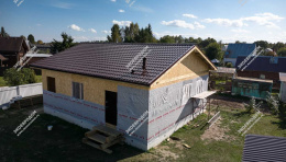 Дом в деревне Шатово одноэтажный 99 м² из СИП панелей | фото, отзывы, цена
