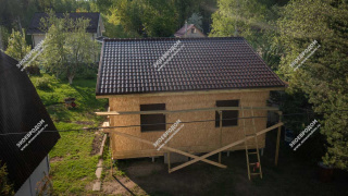 Дом в СНТ Боярское-2 одноэтажный 80 м² из СИП панелей | фото, отзывы, цена