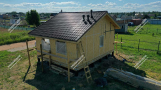 Дом в дачном посёлке Дубрава одноэтажный 53,2 м² из СИП панелей | фото, отзывы, цена