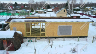 Дом в СНТ Шинник одноэтажный 126 м² из СИП панелей | фото, отзывы, цена