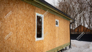 Дом в деревне Долгое Лёдово одноэтажный 86,3 м² из СИП панелей | фото, отзывы, цена