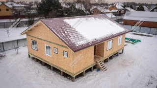 Дом в селе Речицы одноэтажный 145,2 м² из СИП панелей | фото, отзывы, цена