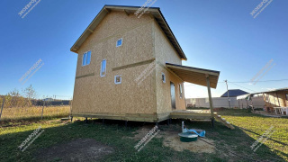 Дом в деревне Аргуново двухэтажный 133,0 м² из СИП панелей | фото, отзывы, цена