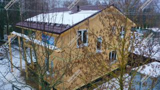 Дом в СТ Озера одноэтажный с мансардным этажом 156,1 м² из СИП панелей | фото, отзывы, цена