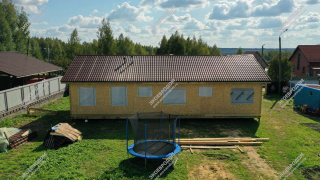 Дом в поселке Шатск одноэтажный 148,9 м² из СИП панелей | фото, отзывы, цена