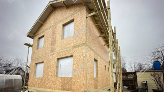 Дом в СНТ Движенец двухэтажный 110,2 м² из СИП панелей | фото, отзывы, цена