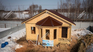 Дом в квартале 30390 одноэтажный 70 м² из СИП панелей | фото, отзывы, цена