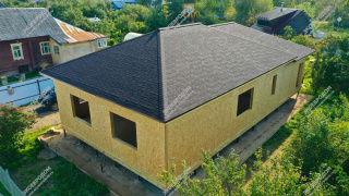 Дом в городе Талдом одноэтажный 156,1 м² из СИП панелей | фото, отзывы, цена
