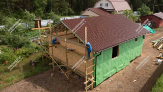 Дом в деревне Панино одноэтажный 81 м² из СИП панелей | фото, отзывы, цена