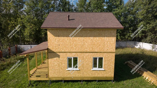 Дом в городе Бронницы одноэтажный 130,2 м² из СИП панелей | фото, отзывы, цена