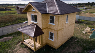 Дом в КП Зыковские дали двухэтажный 131,6 м² из СИП панелей | фото, отзывы, цена