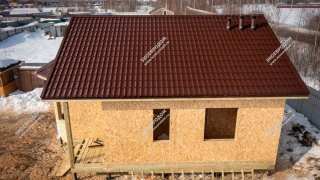 Дом в квартале 30390 одноэтажный 70 м² из СИП панелей | фото, отзывы, цена
