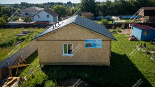 Дом в деревне Шепилово одноэтажный 81 м² из СИП панелей | фото, отзывы, цена
