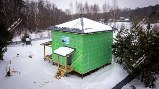Дом в деревне Зевалово двухэтажный 155 м² из СИП панелей | фото, отзывы, цена