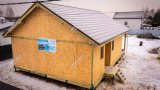 Дом в ДНП Дубрава 1 одноэтажный 119 м² из СИП панелей | фото, отзывы, цена