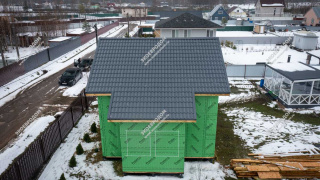 Дом в КП Карпово кантри клаб одноэтажный 102,9 м² из СИП панелей | фото, отзывы, цена