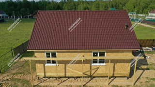 Дом в деревне Сенино одноэтажный 80 м² из СИП панелей | фото, отзывы, цена