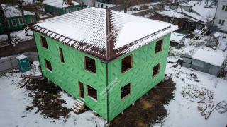 Дом в городе Ногинск двухэтажный 249,4 м² из СИП панелей | фото, отзывы, цена