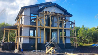 Дом на полуострове Камчатка двухэтажный 235,5 м² из СИП панелей | фото, отзывы, цена