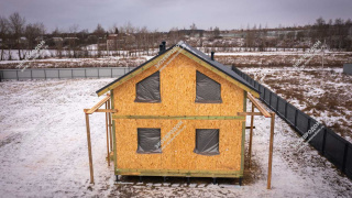 Дом в селе Краснополье двухэтажный 113,7 м² из СИП панелей | фото, отзывы, цена
