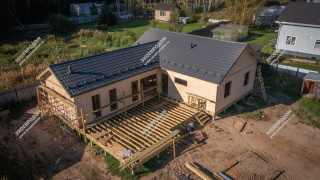 Дом в СНТ Земля 2.0 одноэтажный 209,8 м² из СИП панелей | фото, отзывы, цена