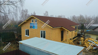 Дом в деревне Юрцово одноэтажный 118,1 м² из СИП панелей | фото, отзывы, цена