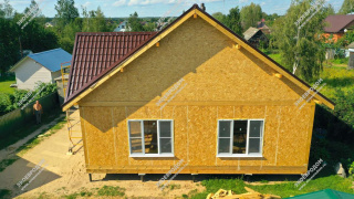 Дом в поселке Шувое одноэтажный 120,0 м² из СИП панелей | фото, отзывы, цена
