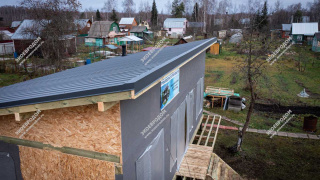 Дом в СНТ Мебельщик одноэтажный 50 м² из СИП панелей | фото, отзывы, цена