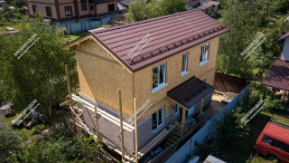 Дом в деревне Беляниново двухэтажный 104,6 м² из СИП панелей | фото, отзывы, цена