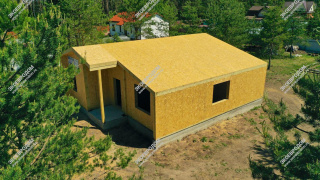 Дом в селе Филипповское одноэтажный 128,6 м² из СИП панелей | фото, отзывы, цена