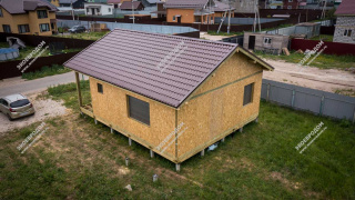 Дом в КП Шишкино одноэтажный 80,7 м² из СИП панелей | фото, отзывы, цена