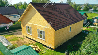 Дом в поселке Шувое одноэтажный 120,0 м² из СИП панелей | фото, отзывы, цена