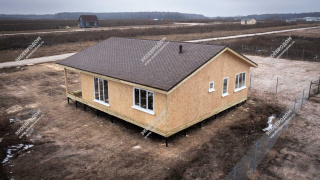 Дом в селе Успенское одноэтажный 146,9 м² из СИП панелей | фото, отзывы, цена