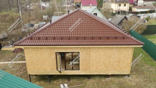 Дом в селе Вороново одноэтажный 117,3 м² из СИП панелей | фото, отзывы, цена