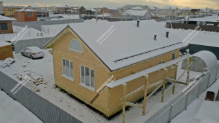 Дом в коттеджном посёлке Романово Лайф 2 одноэтажный 90.1 м² из СИП панелей | фото, отзывы, цена