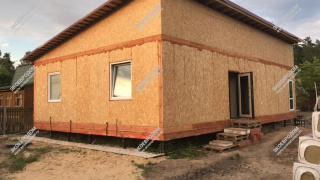 Дом в Щербинке одноэтажный 120,9 м² из СИП панелей | фото, отзывы, цена