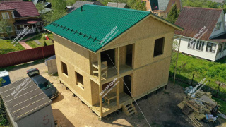 Дом в СТ Березка-3 двухэтажный 155,9 м² из СИП панелей | фото, отзывы, цена
